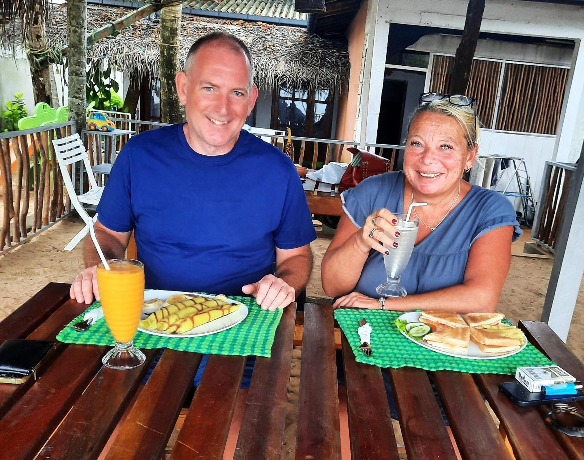 La-Vira Beach Villa Hikkaduwa Eksteriør billede